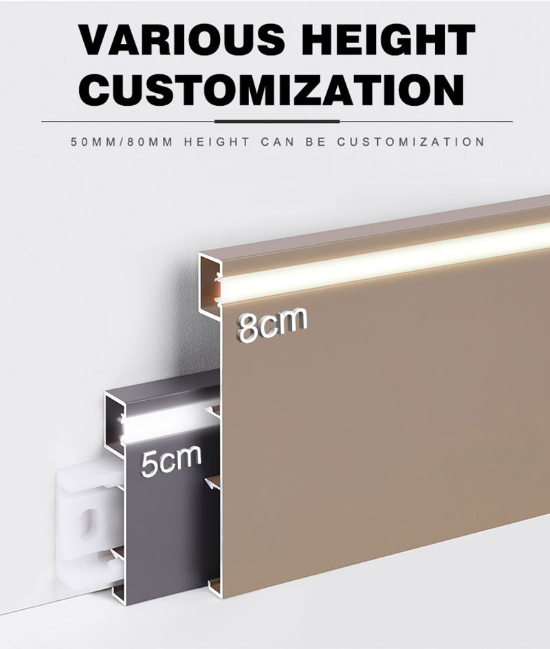 Modern Style metal skirting บัวโลหะสไตล์โมเดิร์น