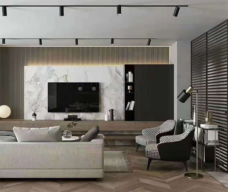 Modern Style Interior PVC Wall Panels แผ่นผนัง PVC ภายในสไตล์โมเดิร์น