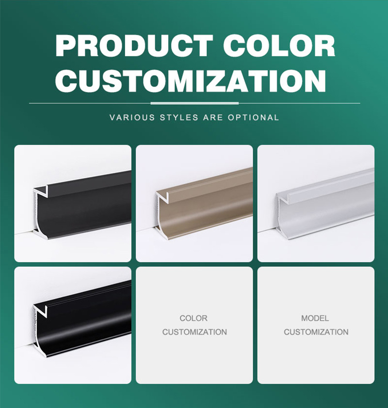 แถบบัวอลูมิเนียมขนาดต่างๆ