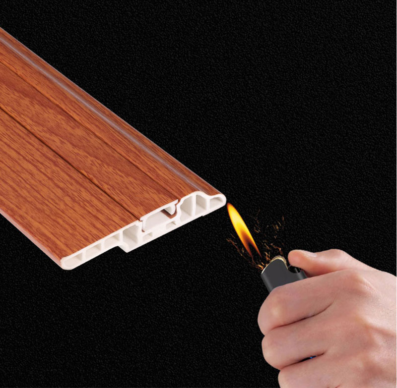 ห้องครัวรอบพีวีซีทนไฟ