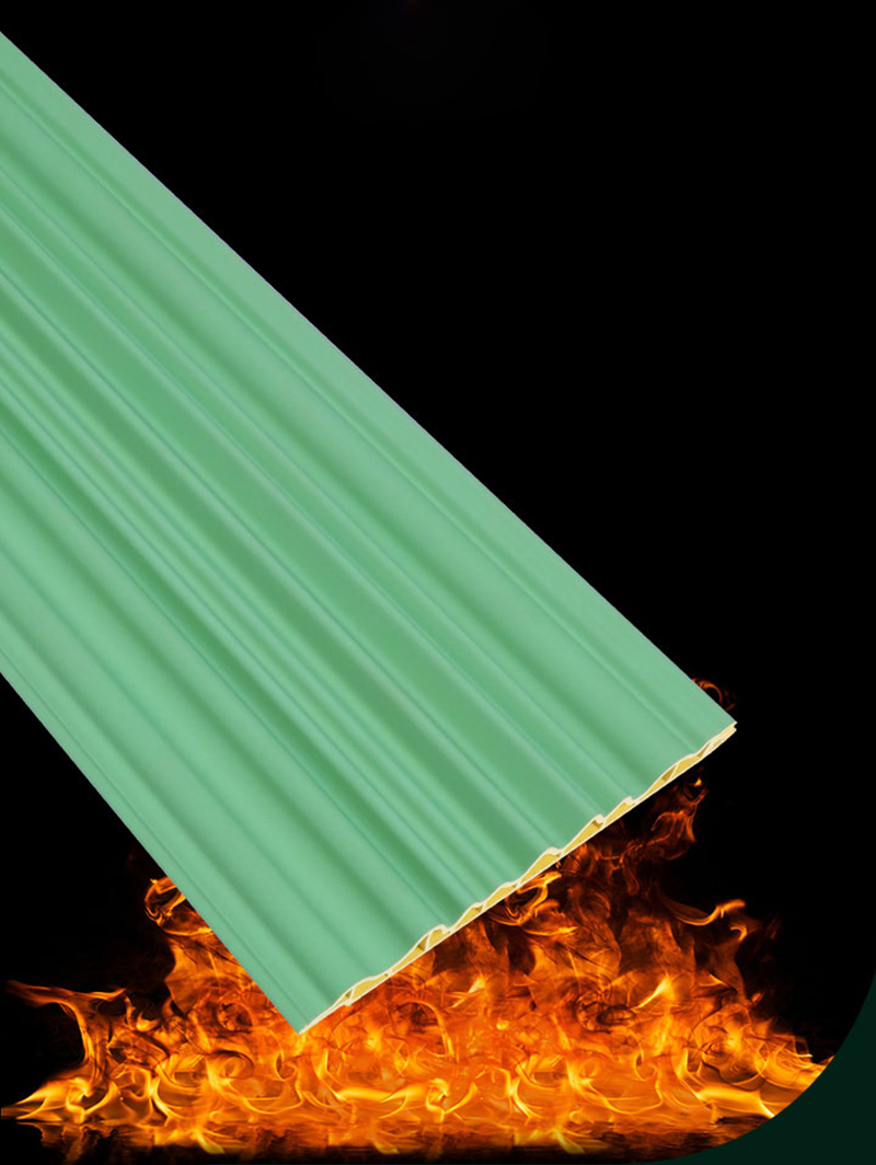 แผงร่อง WPC ทนไฟ