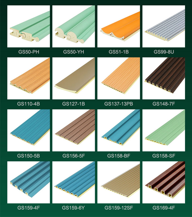 แผงร่อง WPC แบบกำหนดเอง