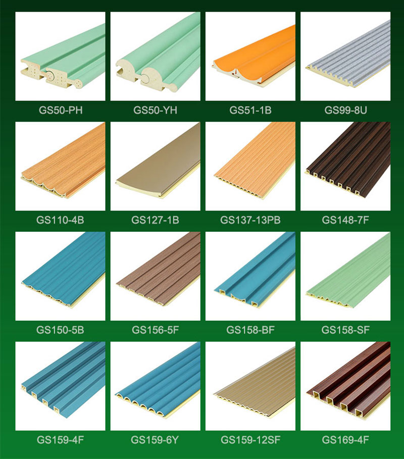 แผ่นผนังกันน้ำขนาดต่างๆ