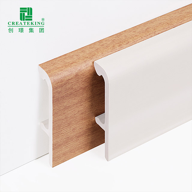 กระดานรอบ PVC แบบหนีบขนาด 75*15 มม