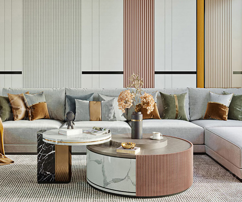 แผ่นผนังร่อง WPC สุดหรู