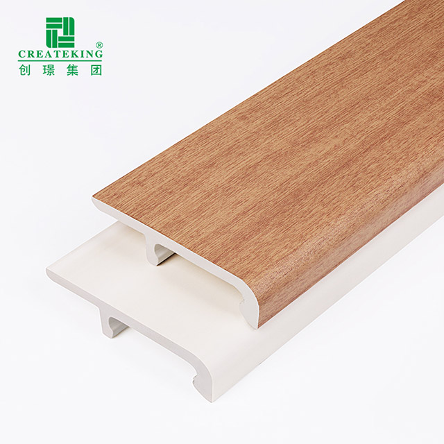 กระดานรอบ PVC แบบหนีบขนาด 75*15 มม