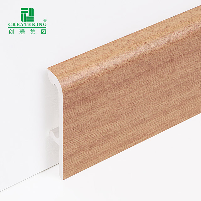 กระดานรอบ PVC แบบหนีบขนาด 75*15 มม