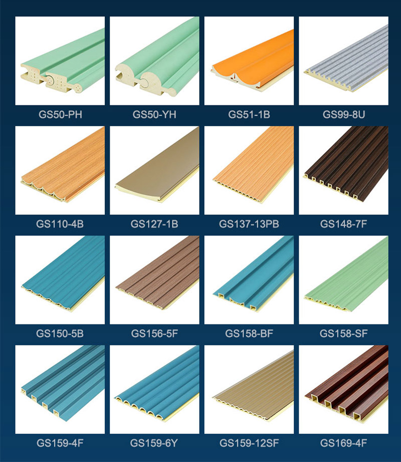 แผง WPC ขนาดต่างๆ