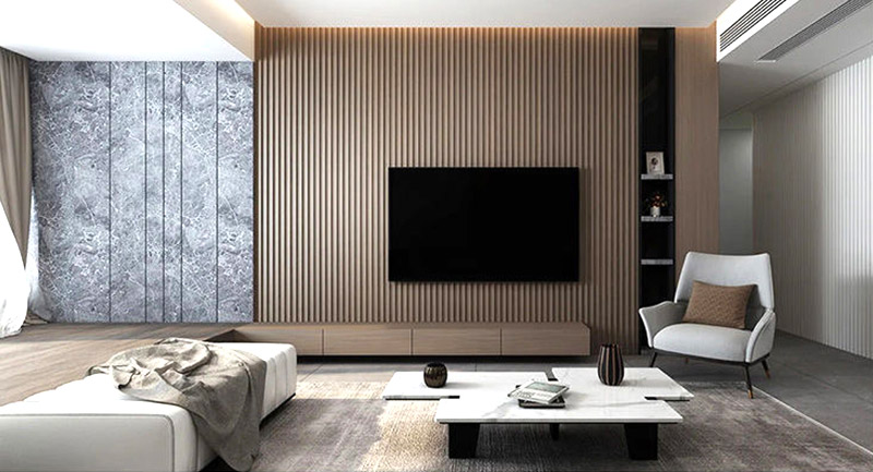 ภายในแผงร่องไม้