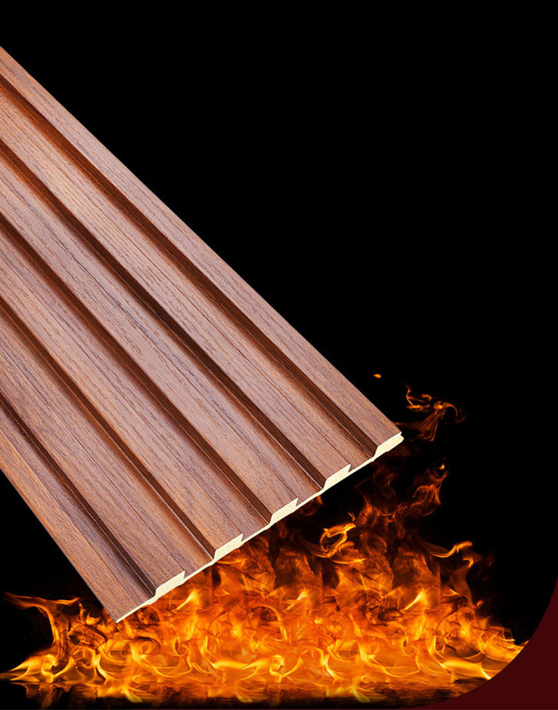 แผงร่องไม้ทนไฟ