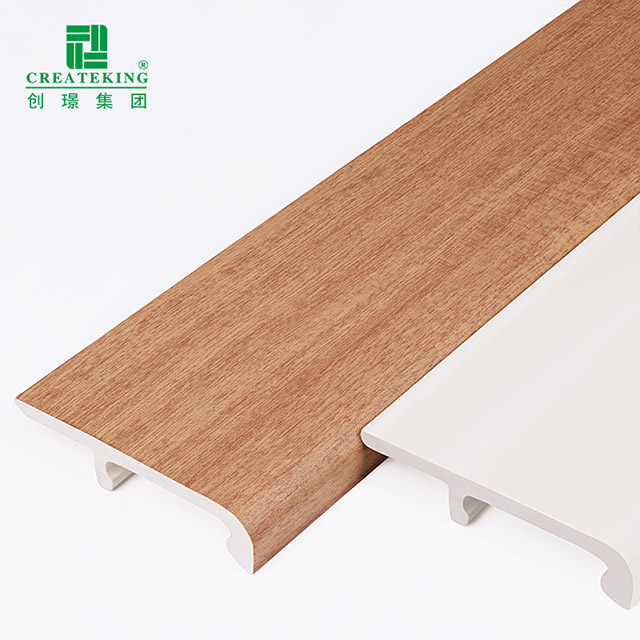 กระดานรอบ PVC แบบหนีบขนาด 75*15 มม