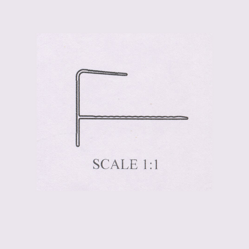 คิ้วขอบบันไดรูปตัว F ทนทาน