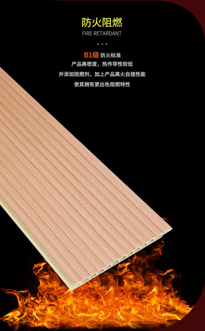 แผงผนัง WPC ทนไฟ