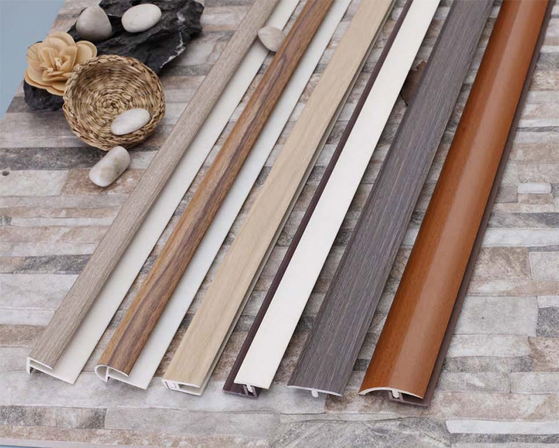 แถบเปลี่ยนพื้น UPVC ลายไม้