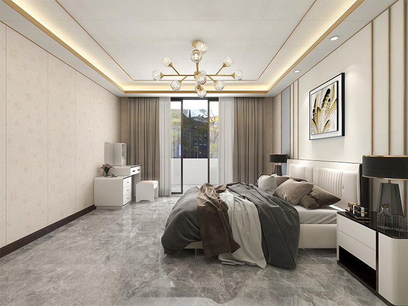 บัวเชิงชายสีเทาหรูหรา