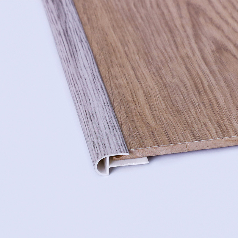 แถบขอบบันไดพีวีซีลายไม้