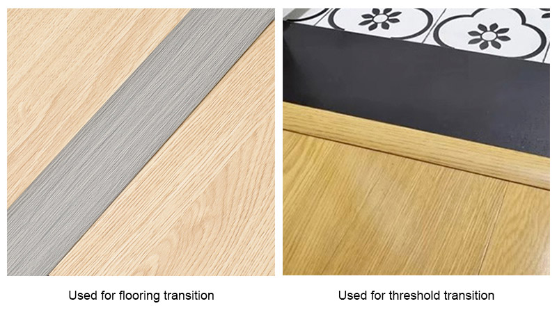 แถบเปลี่ยนพื้นรูปตัว T PVC ขนาด 40 * 7.5 มม