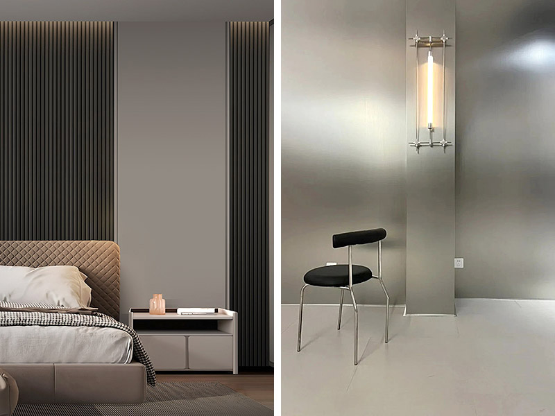 แผ่นผนังพีวีซีเทียบกับ แผ่นผนังสแตนเลส: ความแตกต่างที่สำคัญและควรเลือกแบบไหน