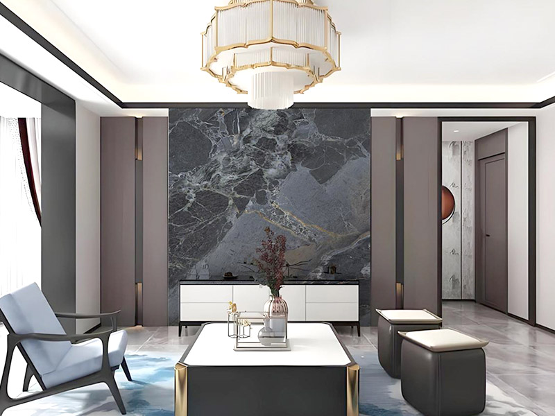 แผ่นผนังหินอ่อนพีวีซี