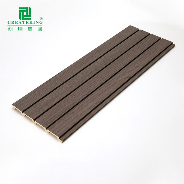 แผ่นผนังร่องพีวีซีเคลือบไม้ 170 * 11 มม