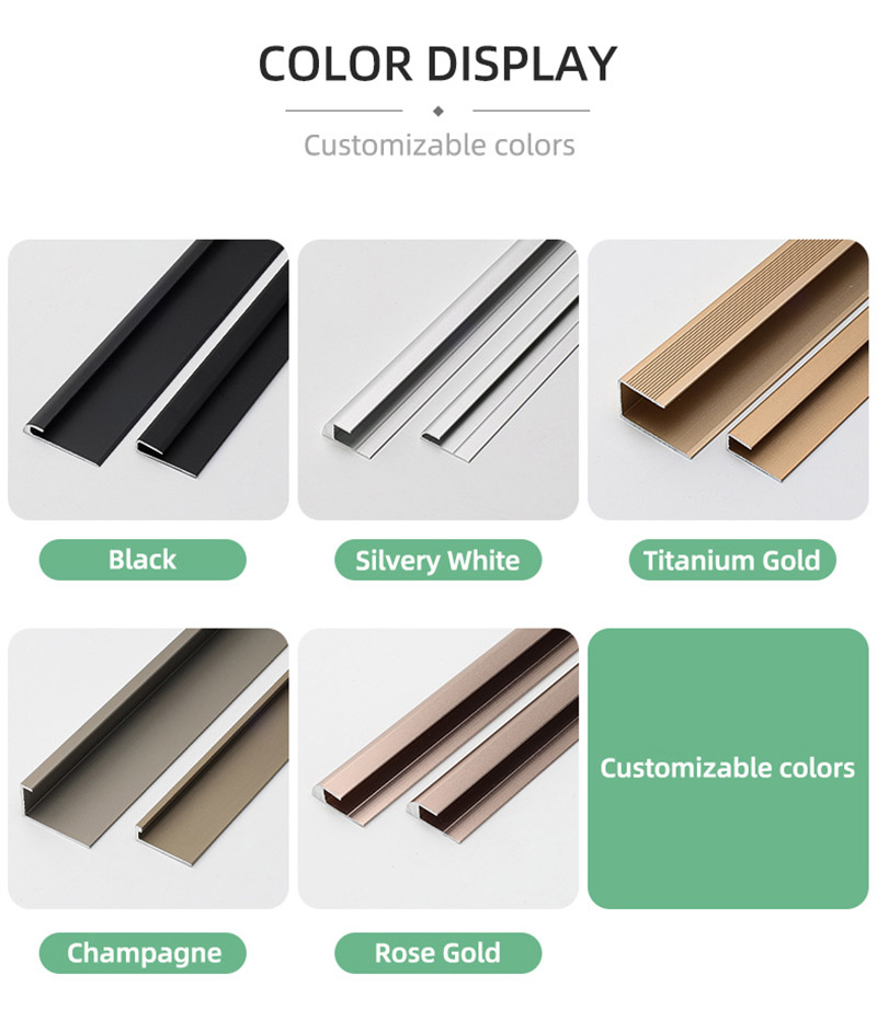 แผ่นปิดขอบพื้นอลูมิเนียมช่อง C