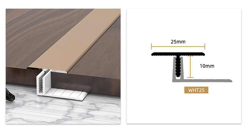 เครือเถาพื้นอลูมิเนียมอัลลอยด์รูปตัว T