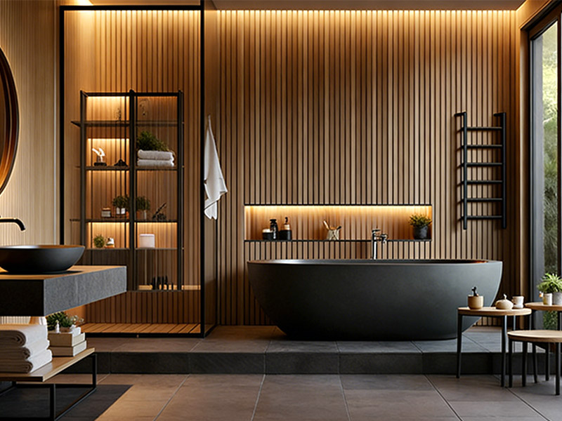 แผ่นผนังห้องน้ำ WPC