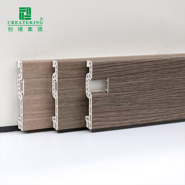 60 * 12 มม. WPC กระดานรอบเล็บที่ซ่อนอยู่