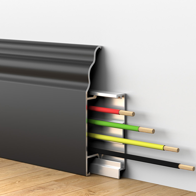 บัวอะลูมิเนียมอัลลอยด์ขนาด 50*12 มม. สไตล์ฝรั่งเศส