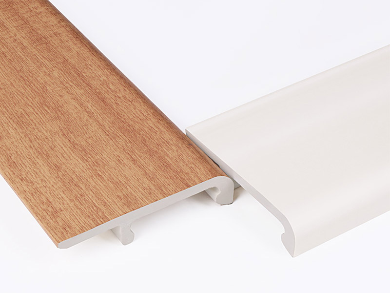 กระดานรอบ PVC แบบหนีบขนาด 75*15 มม