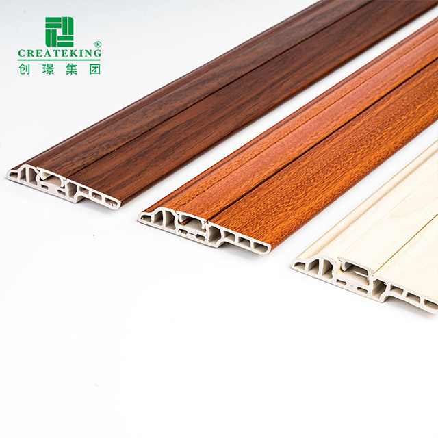 70*14 มม. PVC กระดานรอบเล็บที่ซ่อนอยู่