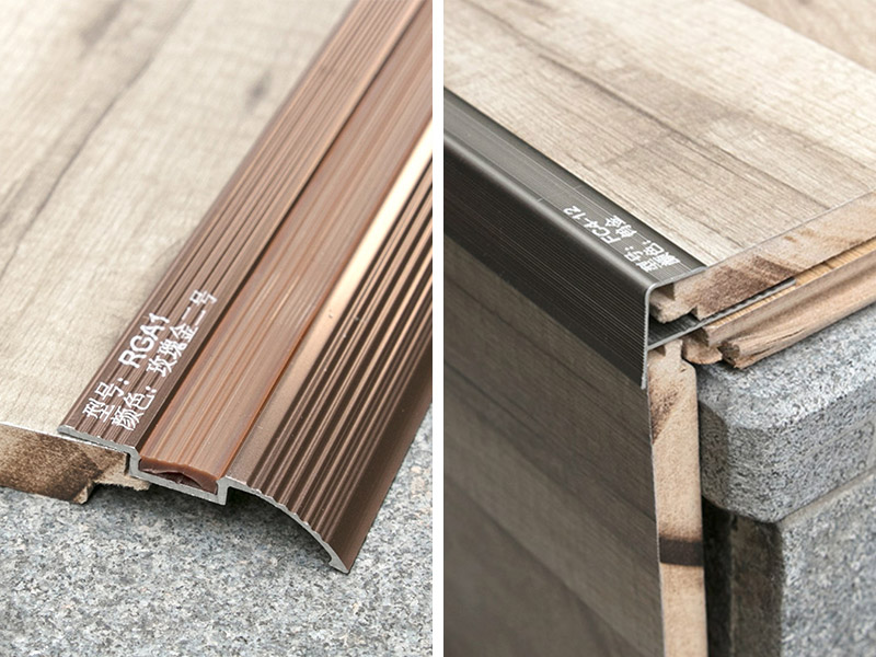 แถบจมูกบันไดอลูมิเนียมอัลลอยด์