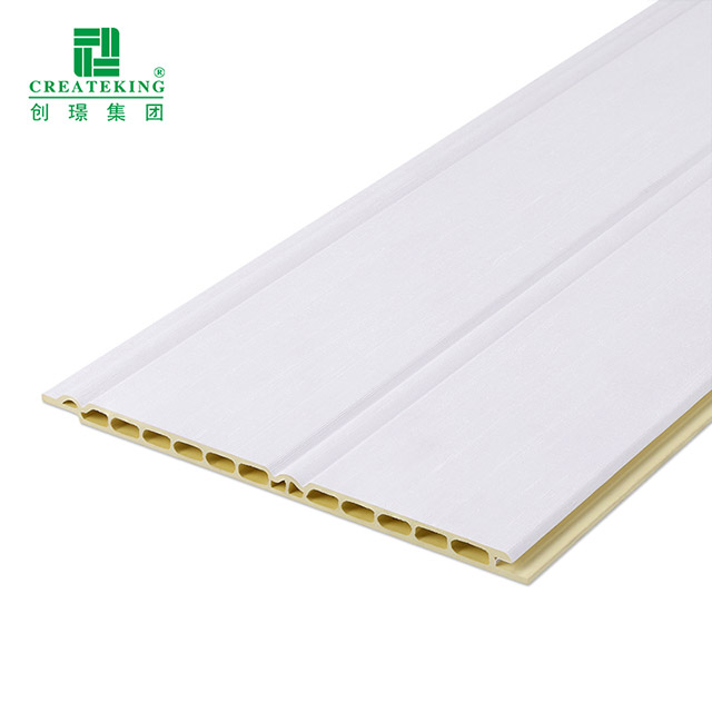 บอร์ดผนัง WPC แบบกลวง 195 * 9 มม