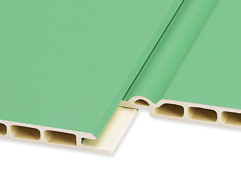 บอร์ดผนัง WPC แบบกลวง 195 * 9 มม