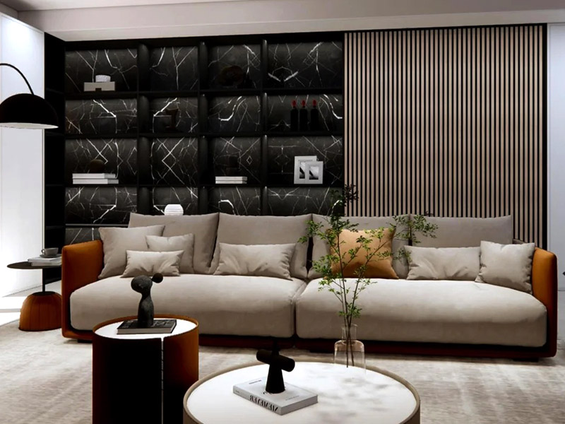 ไม้ชนิดใดที่ใช้สำหรับแผงอคูสติก?