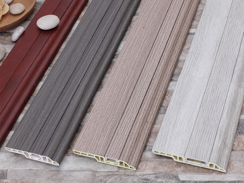 กระดานรอบเล็บซ่อน PVC ขนาด 100 * 14 มม