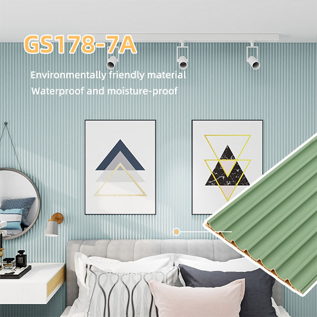 แผงผนังโค้งด้านใน PVC ขนาด 178 * 14.3 มม 