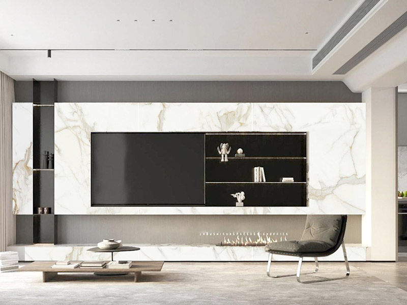 แผ่นผนังหินอ่อนพีวีซี