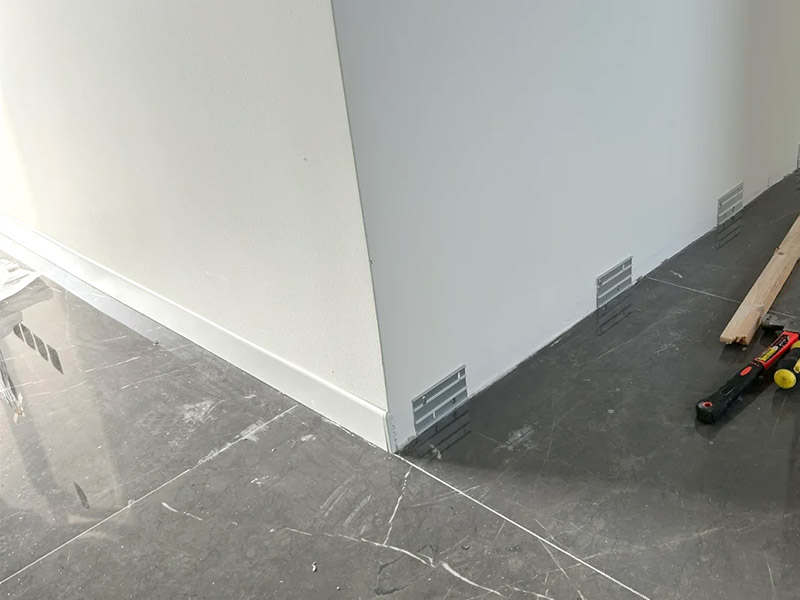 พื้นกระดานควรมีสีเดียวกับผนัง