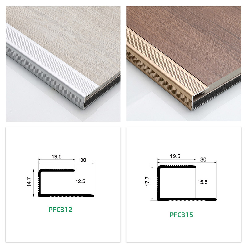 แผ่นปิดขอบพื้นอลูมิเนียมรูปตัว C