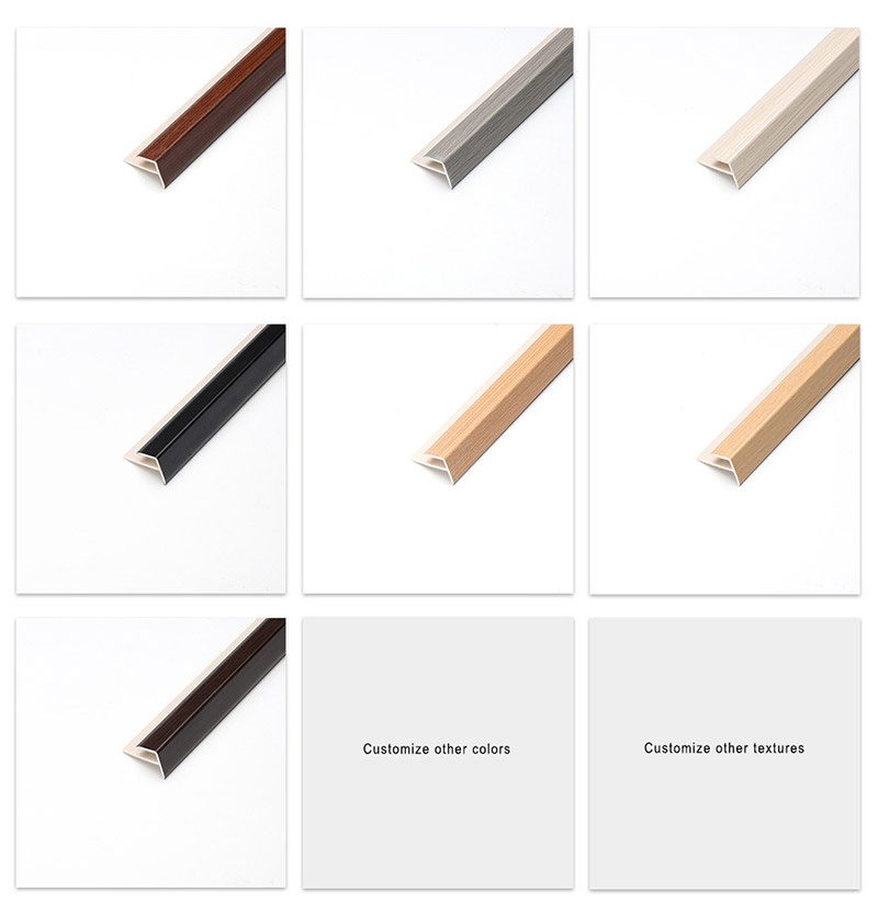 โปรไฟล์จมูกบันได PVC รูป F ขนาด 20 * 25 มม