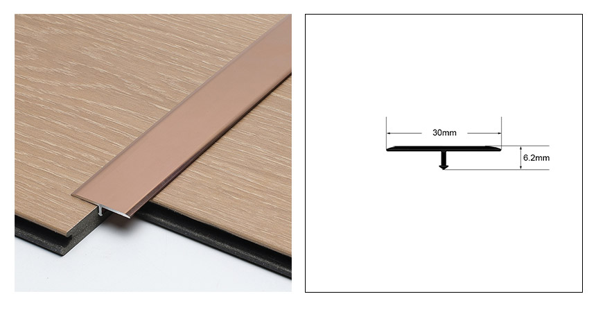 แถบเปลี่ยนอลูมิเนียมรูปตัว T