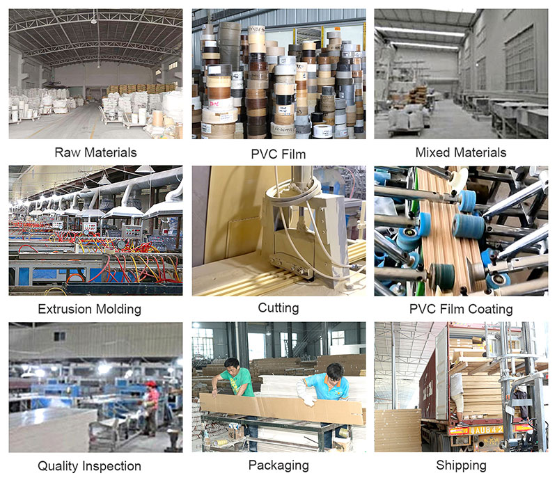 แผ่นผนัง WPC แบบกลวง