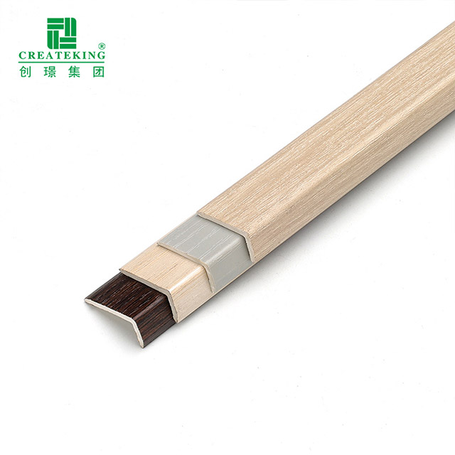 แถบขอบพื้นลามิเนตรูปตัว L PVC ขนาด 20 * 10 มม