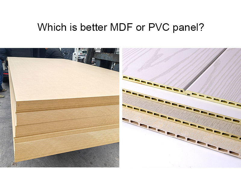 แผง MDF หรือ PVC ใดดีกว่ากัน?