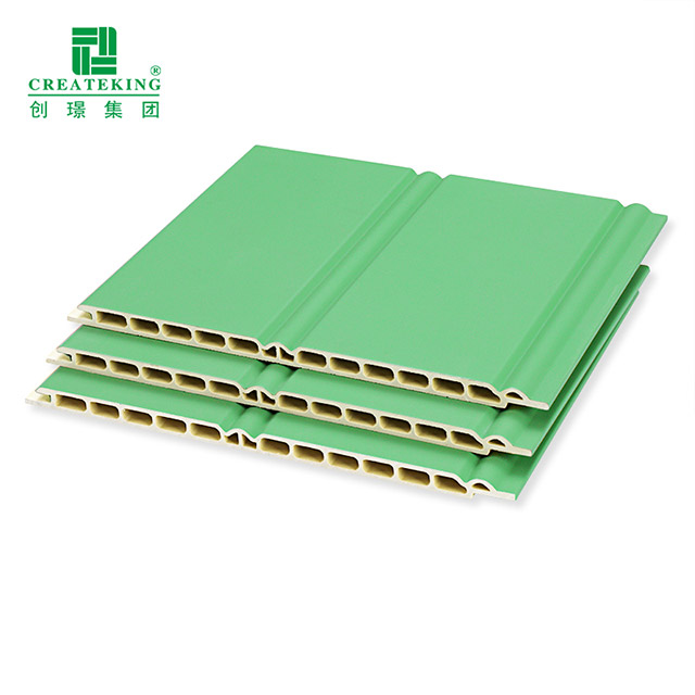 บอร์ดผนัง WPC แบบกลวง 195 * 9 มม