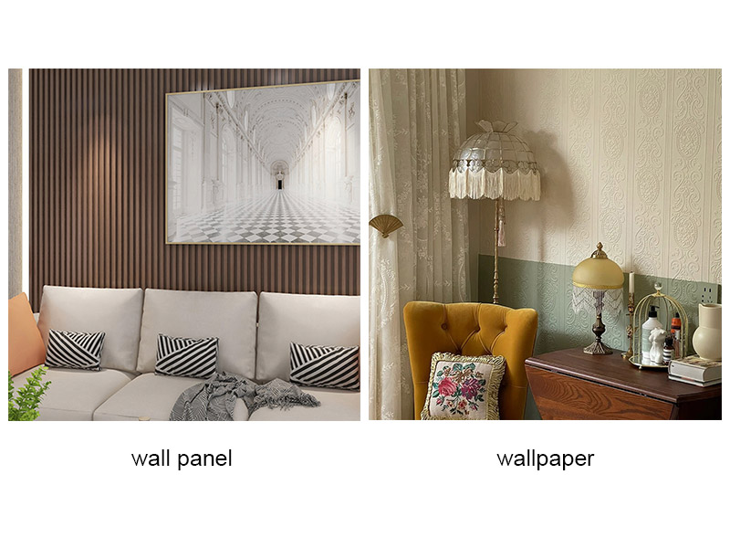 แบบไหนดีกว่าแผงผนังหรือวอลล์เปเปอร์?