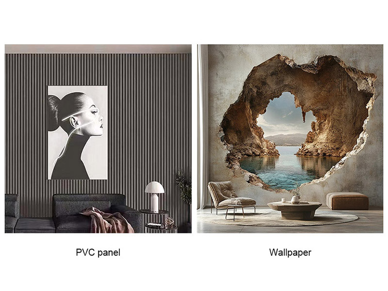 แผงพีวีซีหรือวอลล์เปเปอร์ไหนดีกว่ากัน?