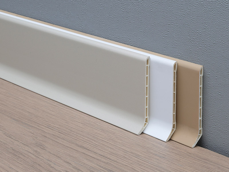 กระดานรอบ PVC แบบยืดหยุ่น 70*13.5 มม