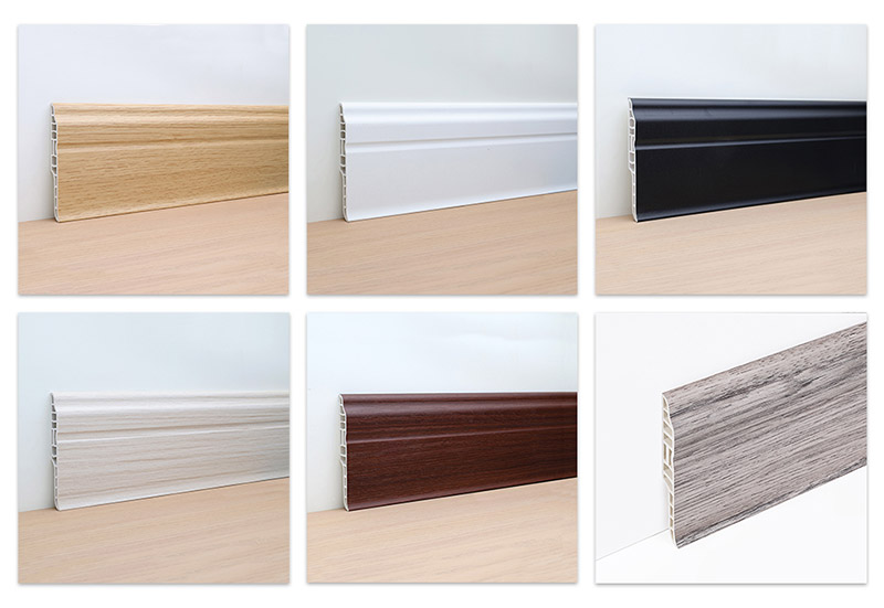 กระดานบัวลิ้นแกะ PVC 95*15.5 มม